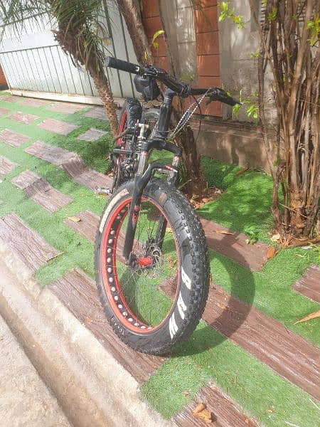 IFREEDOM bicycle size 26.4 Fat tyres Japanese cycle 4