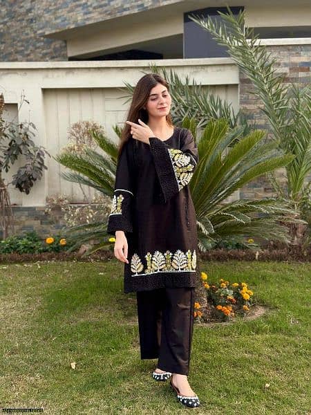 casual shirt kurta dress with trouser 6