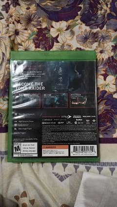 Shadow of tomb raider disk for Xbox one