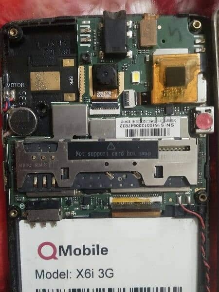 motherboard Q mobile x6i OK pta approved double sims 0