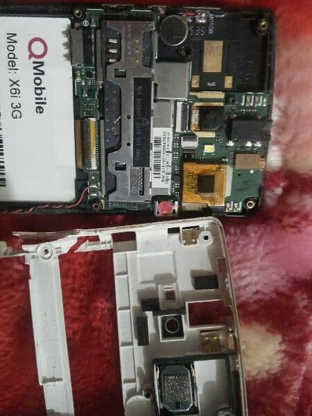 motherboard Q mobile x6i OK pta approved double sims 3