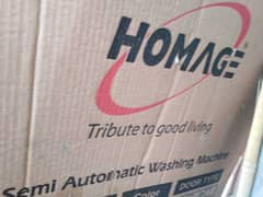Homage Semi Automatic Washing Machine MODEL HW-49102 SAG