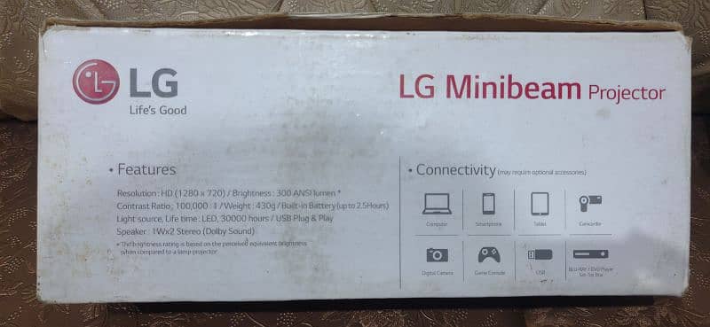 LG Ph300 Mini Portable Projector 1