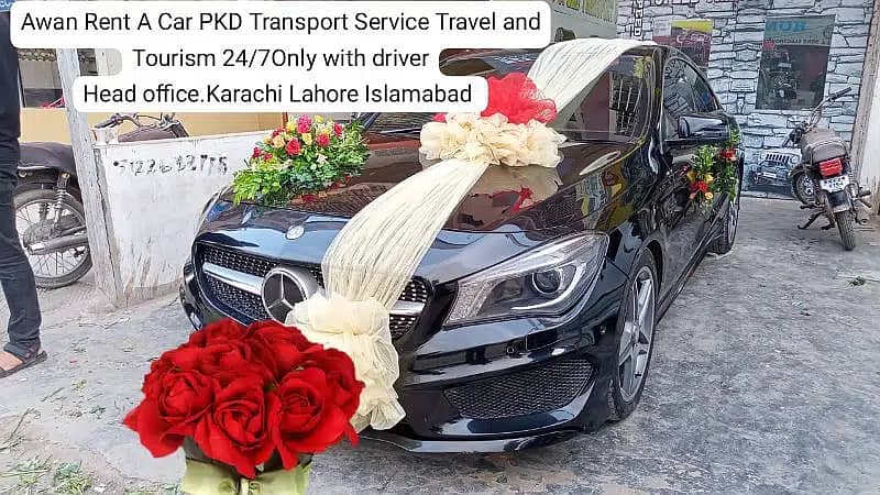 Rent a car in karachi/car Rental Service/To All Over Pakistan 24/7 ) 6