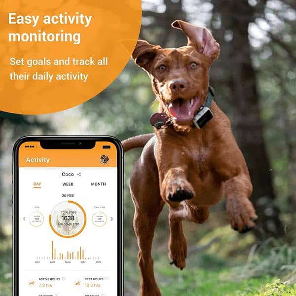 PAWFIT 2 Smarter Tracker for Dogs and Activity Monitor Petcare 2
