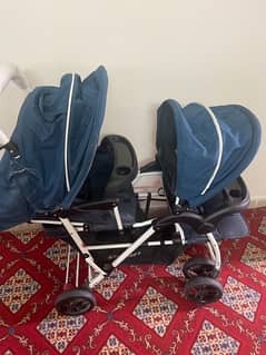 pram not used only packing off double kids prams
