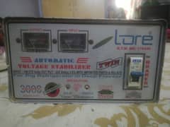 Automatic voltage stabilizer new condition.