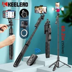 L16 1530mm Wireless Selfie Stick Tripod Stand Foldable Monopod