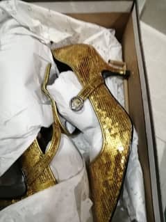 Charles and Keith Gold Heels 0