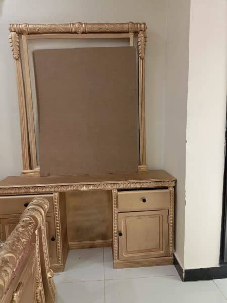 a chanyoti beautiful double bed with dressing table for sale new 2
