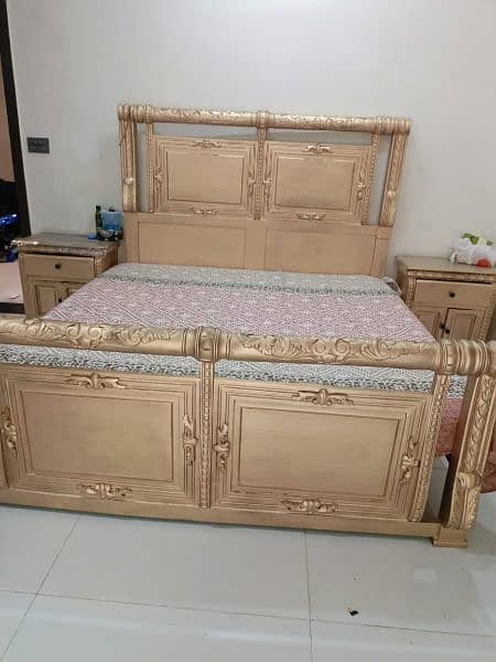 a chanyoti beautiful double bed with dressing table for sale new 5
