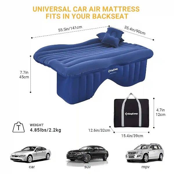 KingCamp Car Back Seat Air Mattress 1