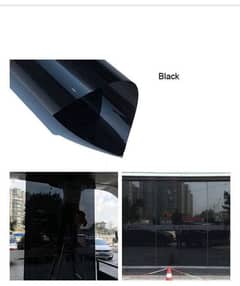 black tinted glass paper, frosted glass paper, wallpaper, blinds,