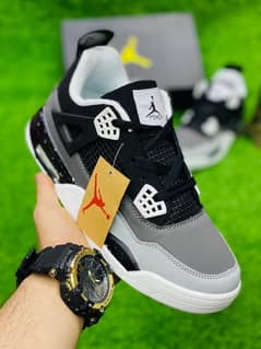 Shoes AIR JORDAN RETRO 4 “GREY/BLACK” 0