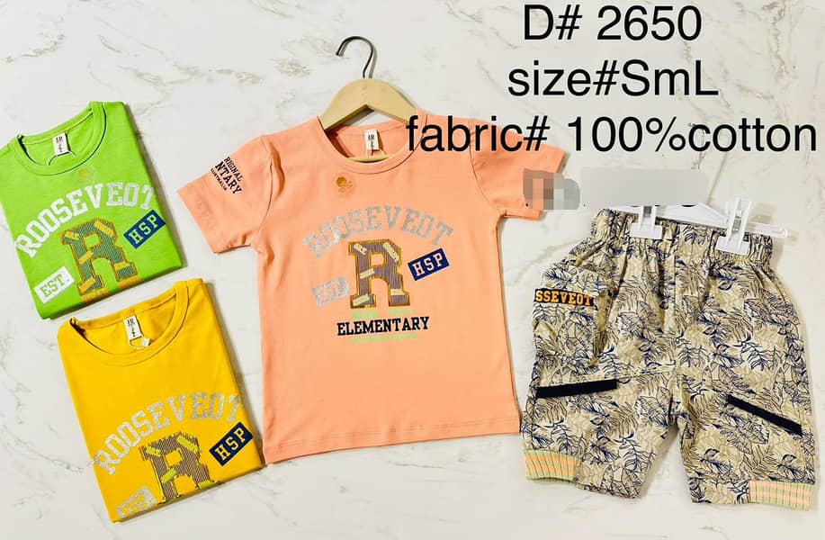 2 pcs Nicker Shirt for kids on wholesale price. Bulk is also available 10