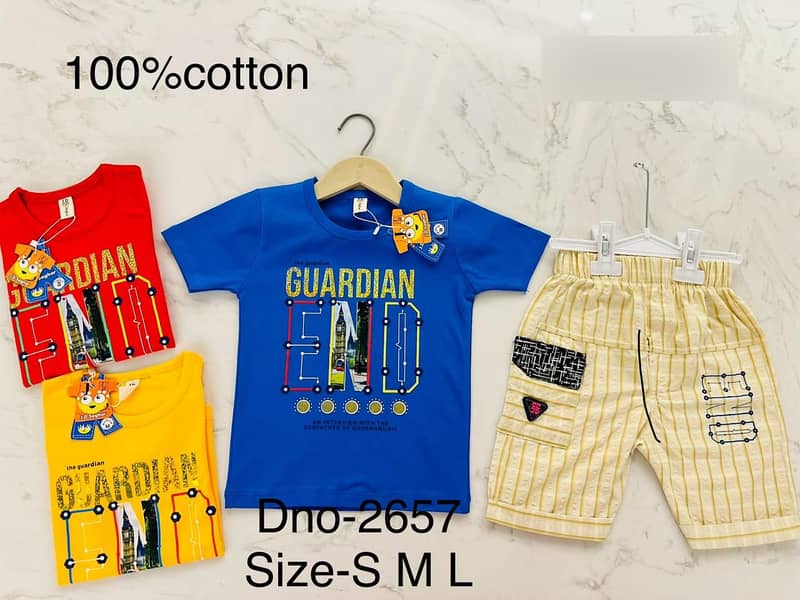 2 pcs Nicker Shirt for kids on wholesale price. Bulk is also available 15