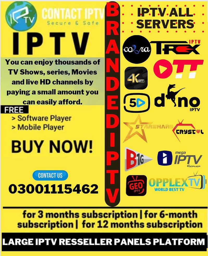 Iptv services 03001115462 watch live sports 0
