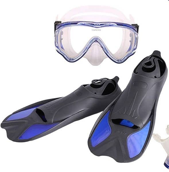 5 Swimming Sports items 2 pair Flipper/Fins 3-Glass Swimming Goggles 0