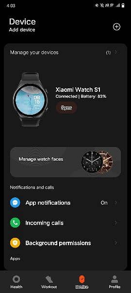 with Extra Strep Xaomi watch s1 Orignal item watch Faces Unlimited 11