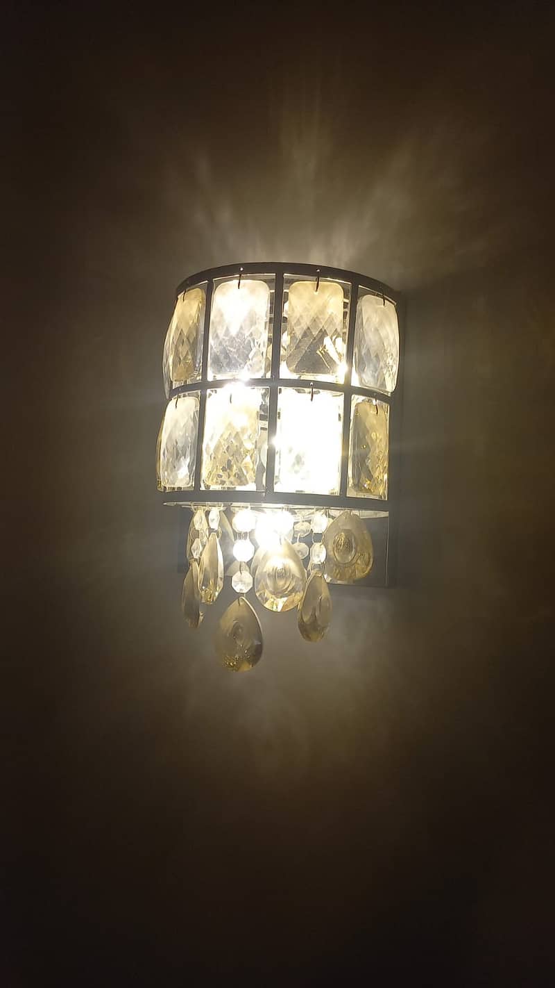 One Pair Crystal drawing room wall lights needs to be sold urgently 3