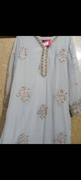3 piece embroidered dress - size M 4