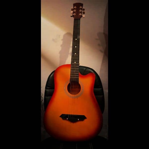 acoustic guitar 38 inch beautiful colour 1