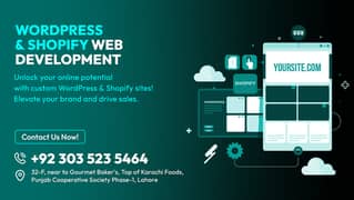 Professional wordpress and shopify websites for Business PK | USA | UK