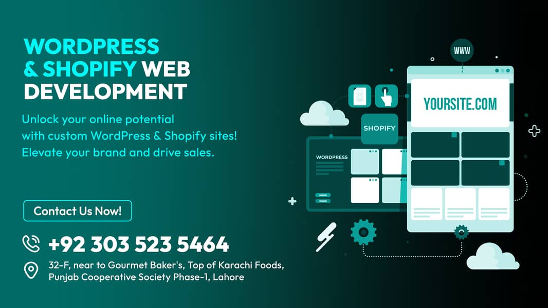 Professional wordpress and shopify websites for Business PK | USA | UK 0