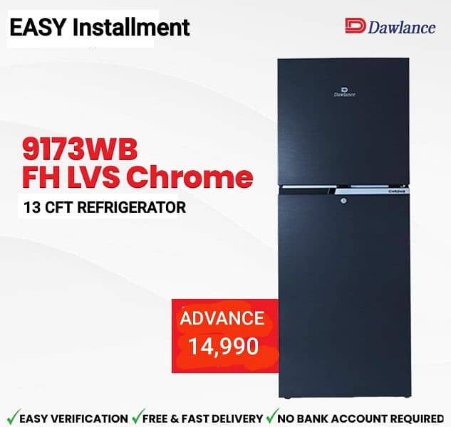fridge easy Installment plan par / free home delivery 0