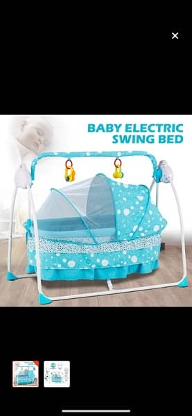 R/C Rocking Automatic Cradle Baby Electric Swing Bed 4