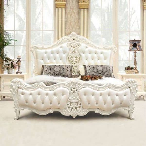 Bedset/Classic Bed/ SofaSet/Wardrobe/Showcase/Chairs/Console/Curtain 10