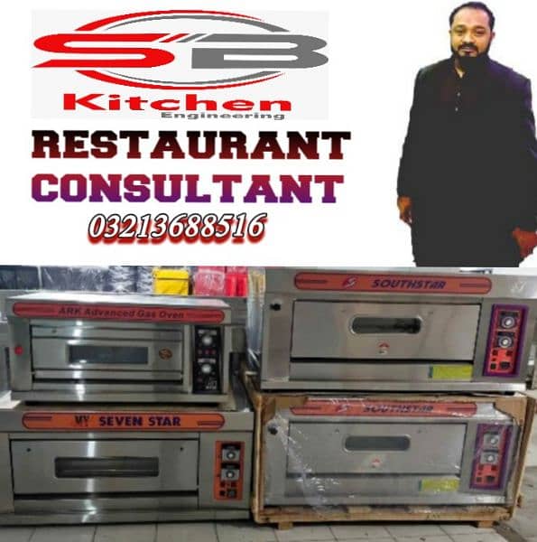 Commercial Deep Fryer , Hot Plat , Pizza oven & all kitchen equipment 4