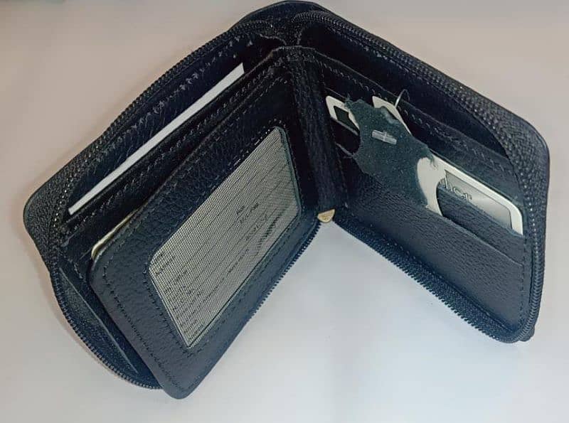 leather zipper wallet 1