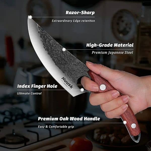 Viking Knives Hand Forged Boning Knife Full Tang Japanese Chef Knife 2