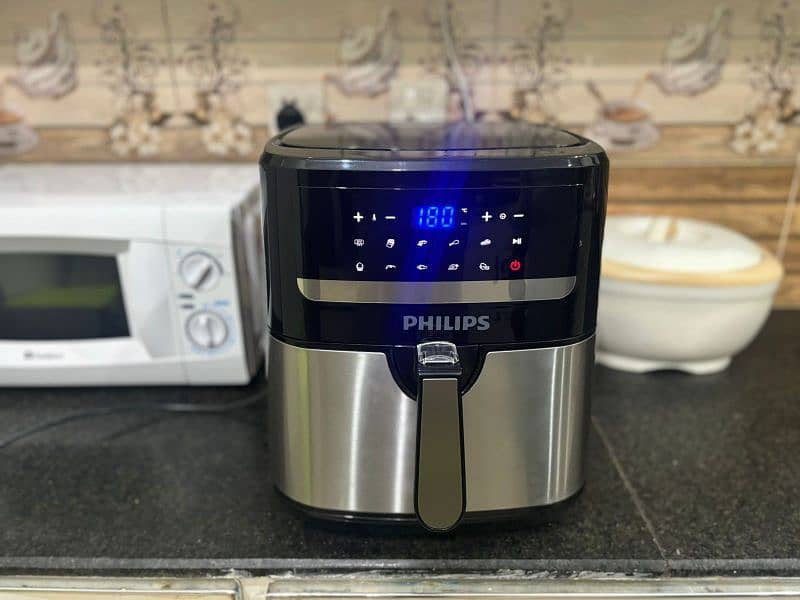 Original Philips Air Fryer Fry. Bake. Grill. Roast. And even reheat 2