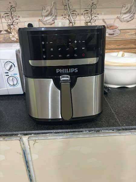 Original Philips Air Fryer Fry. Bake. Grill. Roast. And even reheat 3