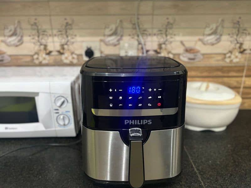Original Philips Air Fryer Fry. Bake. Grill. Roast. And even reheat 5