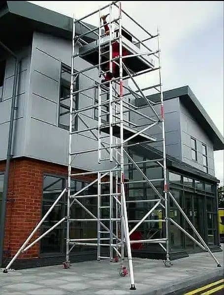 Aluminium Pak  Scaffolding Double Width Mobile Tower Fall Ceiling 2