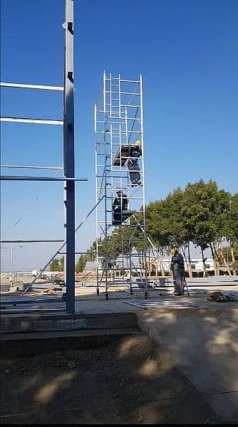 Aluminium Pak  Scaffolding Double Width Mobile Tower Fall Ceiling 6