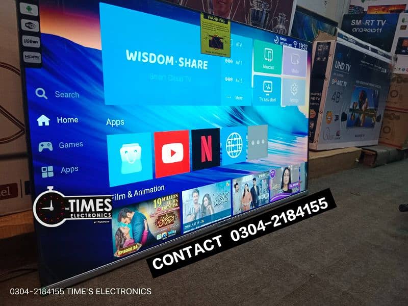 BIG screen size 65 inch android smart best Quality picture 0