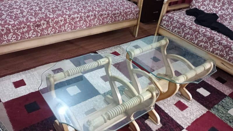 5 seater sofa set with Free  two side tables 7