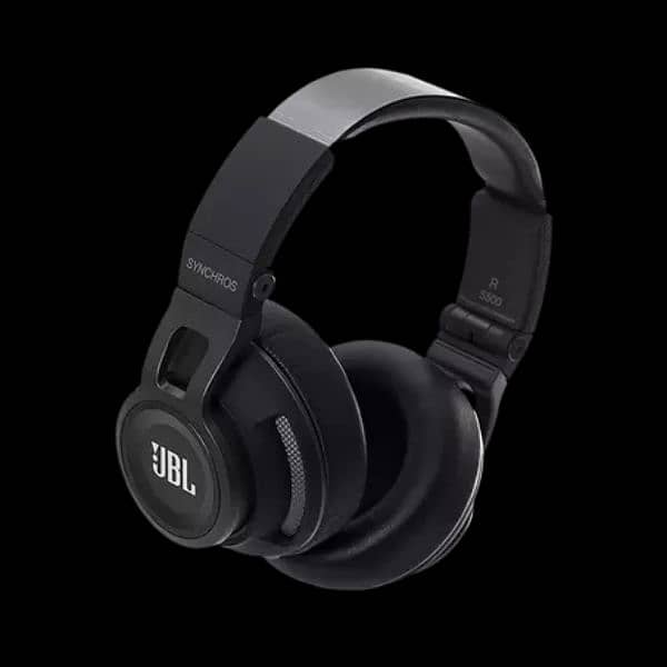 JBL Synchros Slate Stereo Studio Headphones, Black 6