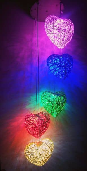 Handmade Glitter Cotton Balls, Hanging Lights for Indoor and Outdoor 1