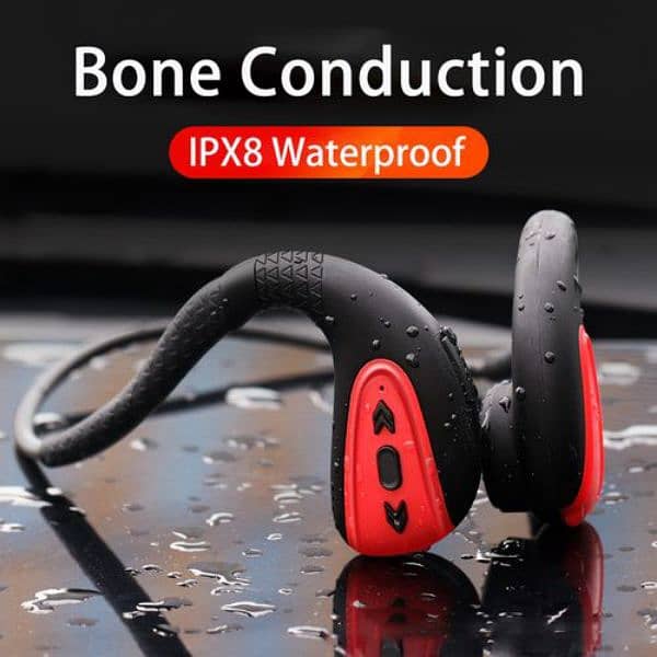 Q1 Bone Conduction Headphone Built-in IPX8 Waterproof 1