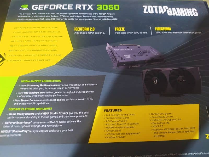 Rtx 3050 with box condition 10/10 2