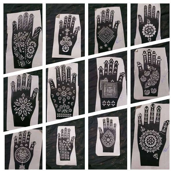 Meena Bazar Cone Mehndi & Mehndi Stencils 2