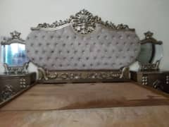 King Size bed / Side tables / Side mirror / furniture / Dressing table