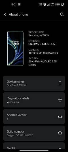 OnePlus 8 5G UW