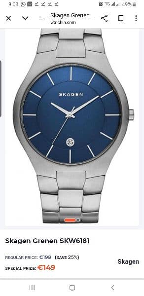 Skagen Grenen SKW6181 ,Emporio Armani , Hugo boss, 9