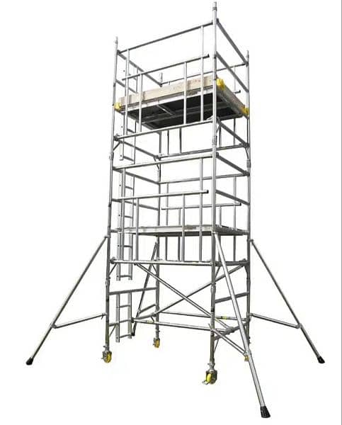 Aluminium  Pak Scaffolding Double Width Mobile Tower Fall Ceiling 17